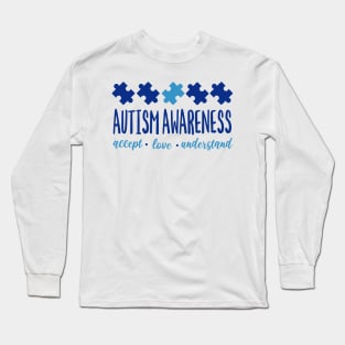 Autism Awareness Puzzle Long Sleeve T-Shirt